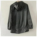 Nike  Jacket Zebra Print Large Black Windrunner Blacklight Flash Hoodie Full Zip Photo 1