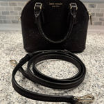 Kate Spade  Black Glitter Sylvia Dome Mini Satchel Photo 0