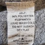 Inoah Womens Gray Short Sleeve Dog Print Hoodie Shirt Top I Noah Small Photo 4