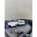 Good American Women's Blue Denim Jeans Distressed Straight Size 0 Cotton Photo 4