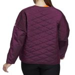 Adidas Women’s Z.N.E Padded Jacket Full Zip Outdoor in Power Berry Plus Size 2X Photo 3