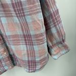 Ralph Lauren Lauren Shirt Womens Size 1X Classic Fit Plaid Linen Camp Plus Curvy Photo 8