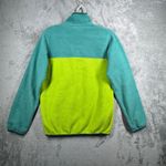 Patagonia  Synchilla Snap-T Fleece Pullover Small Block Mint Green Yellow Retro Photo 2