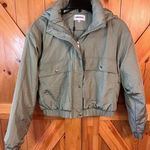 Vigoss  Womens Jacket Hooded Size Large Sage Green nwt (3677) Photo 0