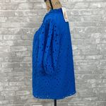 PRETTYGARDEN  Blue Eyelet Top Photo 2