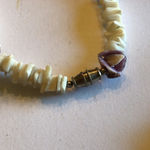 Puka Shell Beaded Shell Chips Boho Necklace Photo 2