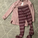 32 Degrees Heat 32 Degrees Pink Pajama Set with Patterned Pants Photo 0