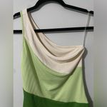 NWOT one shoulder colorblock bodysuit Photo 1