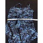 Speedo  Women’s 6 One Piece Black and Blue Swim Suit Bikini Swim Suit Swimming Photo 8