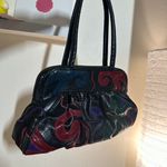 Vintage Canvas Leather 80s Shoulder Purse Photo 1