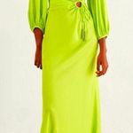Farm Rio Lime Midi Dress Photo 0