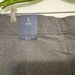 Lands' End NWT Gray Starfish Mid Rise Straight Leg Pants Large Knit Stretch Photo 4