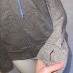 Lauren James NWT  preptec zip hoodie gray blue sm Photo 1