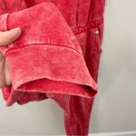 Lane Bryant NWT Lane Bryant Livi Red Tie Dye Jumpsuit Sleeveless Cropped Jogger Size 18/20 Photo 9