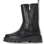 Jimmy Choo Bay Flat Chunky Leather Boots Black, Size EU 36.5 NEW Retail $1050 Photo 7