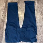 Banana Republic  Pants Women’s Size 0 Navy Roll Cropped Trousers Work Blue Dressy Photo 1
