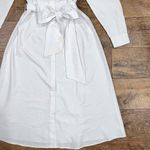 Stradivarius Stradivarious Button Down Bow Belted Dress Photo 1