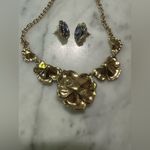 Kate Spade EUC  New York Beach House Bouquet Blue Flower Necklace & Earrings Photo 1