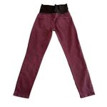 Liverpool Maternity Jeans Womens Size 2 Plum Tummy Panel 26x27 Shaping Baby Photo 8