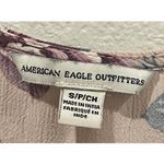 American Eagle Floral Bell Sleeve Romper Photo 3