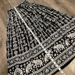 Ananda's Collection Indian Maxi Skirt Women Gypsy Hippie Retro Ethnic Size Small Black Photo 7