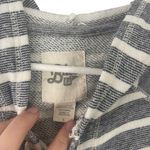 Blue 84 Women's Size Small Nautical Blue Striped Hooded Pull Over Sweater Photo 3