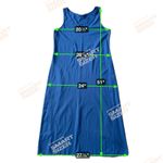 J. Jill Perfect Pima Blue Sleeveless Tank Dress Maxi Large Cotton Spandex Long Photo 5