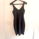 Susana Monaco  V Gathered Strap Tank Dress in Midnight Blue Sz‎ S Photo 4