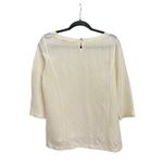 Soft Surroundings  Shirt Ivory Feminine Tunic Linen Flowy Blouse Size Small Photo 1