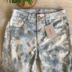 Good American nwt //  good legs raw hem tie dye jeans Photo 4