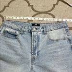 Frye  high waisted straight leg Cuffed Crop light blue Jeans (1859395),size 10 Photo 5