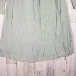 Tassels N Lace Green Sheer Floral Embroidered High Low Dress Women's Size Medium Photo 11