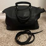 Tory Burch black pebble leather bombe satchel Photo 0