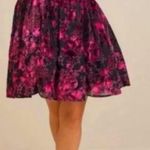 Torrid  16 Dress Retro Cocktail Plus Semi Formal Velvet Burnout Babydoll Dress Photo 0