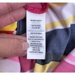 NYGARD Stripe Multicolor Long Sleeve Blouse Red Pink Yellow Size Large Photo 9