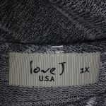 Love j  Gray Cold Shoulder Top 1X Plus Photo 2