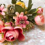 Heart Shaped Mini Moon Stone Key Earring Studs Gold Photo 0