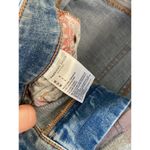 American Eagle  Denim‎ Shorts Distressed Ripped High Waisted Light Wash 4 Photo 2