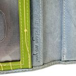 Fossil  Brown Colorful Foliage Leaves Bifold Snap Closure Leather Wallet Photo 6