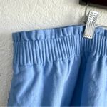 NWT J Crew Womens Skirt Light Blue Linen Pull On Scalloped Hem Plus Size 24 Photo 4