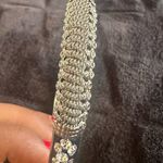 Bracelet Wire and Rhinestone studded Steam Punk Style Bangle Costume Silver Photo 5