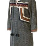 Esley  Embroidered Knit Sweater Dress M Photo 3