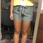 Striped Shorts Gray Size M Photo 0