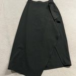 Kendall + Kylie ⭐️ Black Ruffle MIDI Length Pencil Skirt Size XSmall EUC Photo 0