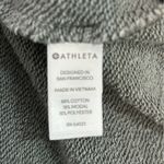 Athleta Studio Cinch Tie Waist Sweatshirt Mini Dress Green Size Small Photo 10