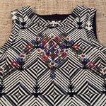 Free People  New Romantics Mini Geometric Shift Beaded Dress Small Photo 2