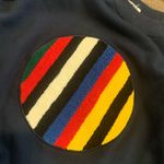 WHIT 2018 fall embroidered sweatshirt S $450 Blue Photo 4