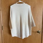 ATM Anthony Thomas Melillo Beige knitted 3/4 sleeve boat neck sweater shirt XS Photo 1