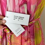 NWT Hemant & Nandita Strapless Floral Maxi Dress Size Small Pink Photo 10