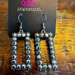 Paparazzi Mirror, Mirror Black Earrings (166) Photo 2